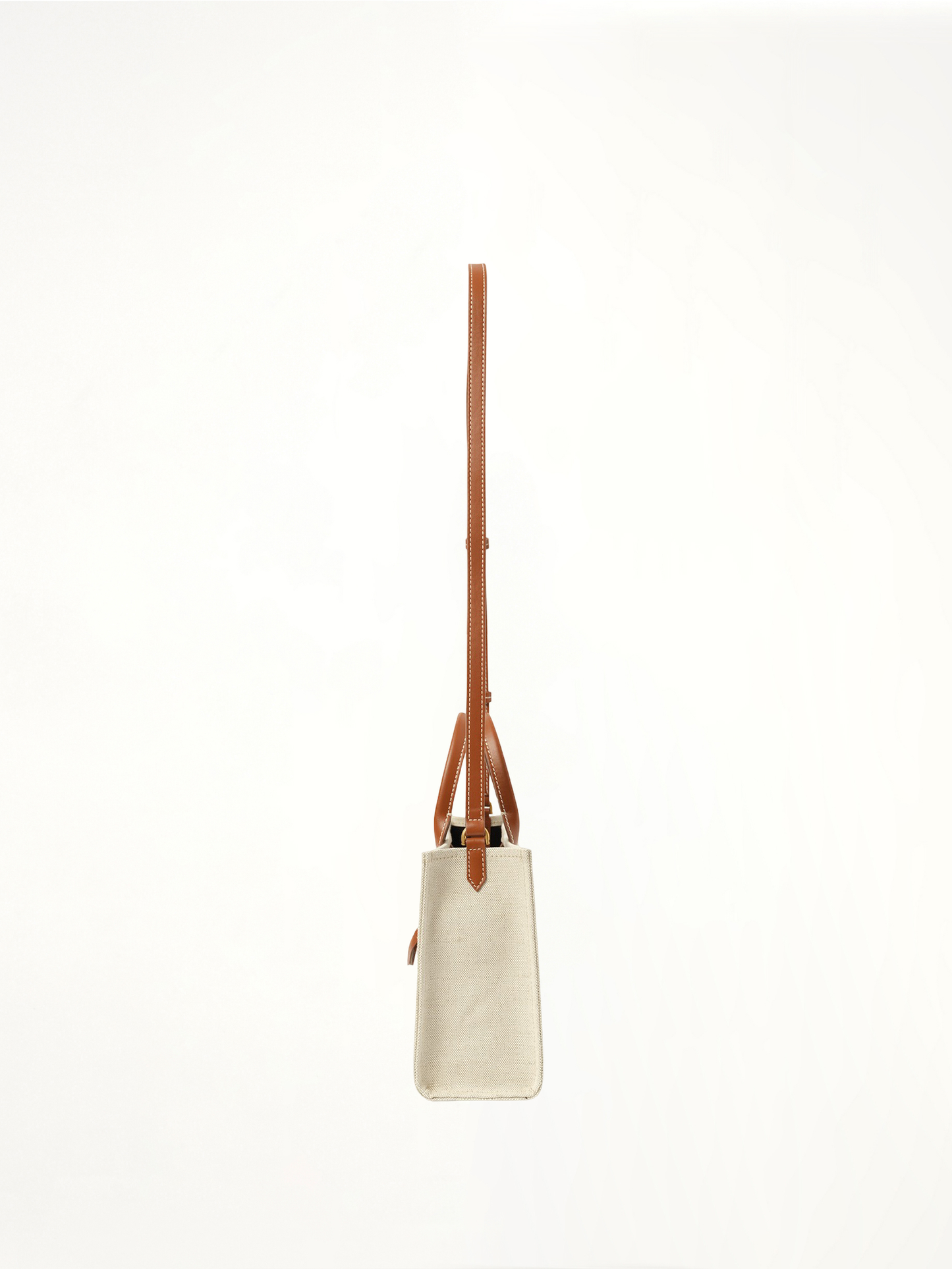 BALMAIN B-Army Small Canvas Shopper Bag (Beige)