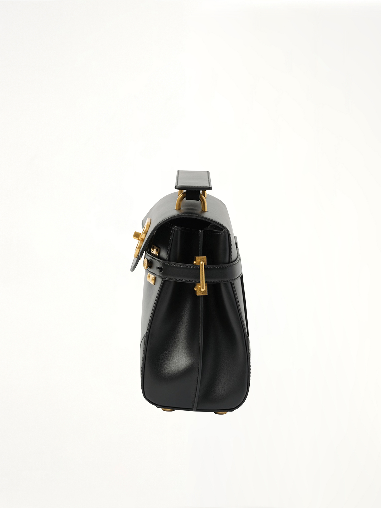 BALMAIN B-Buzz 23 Calfskin Bag (Black)