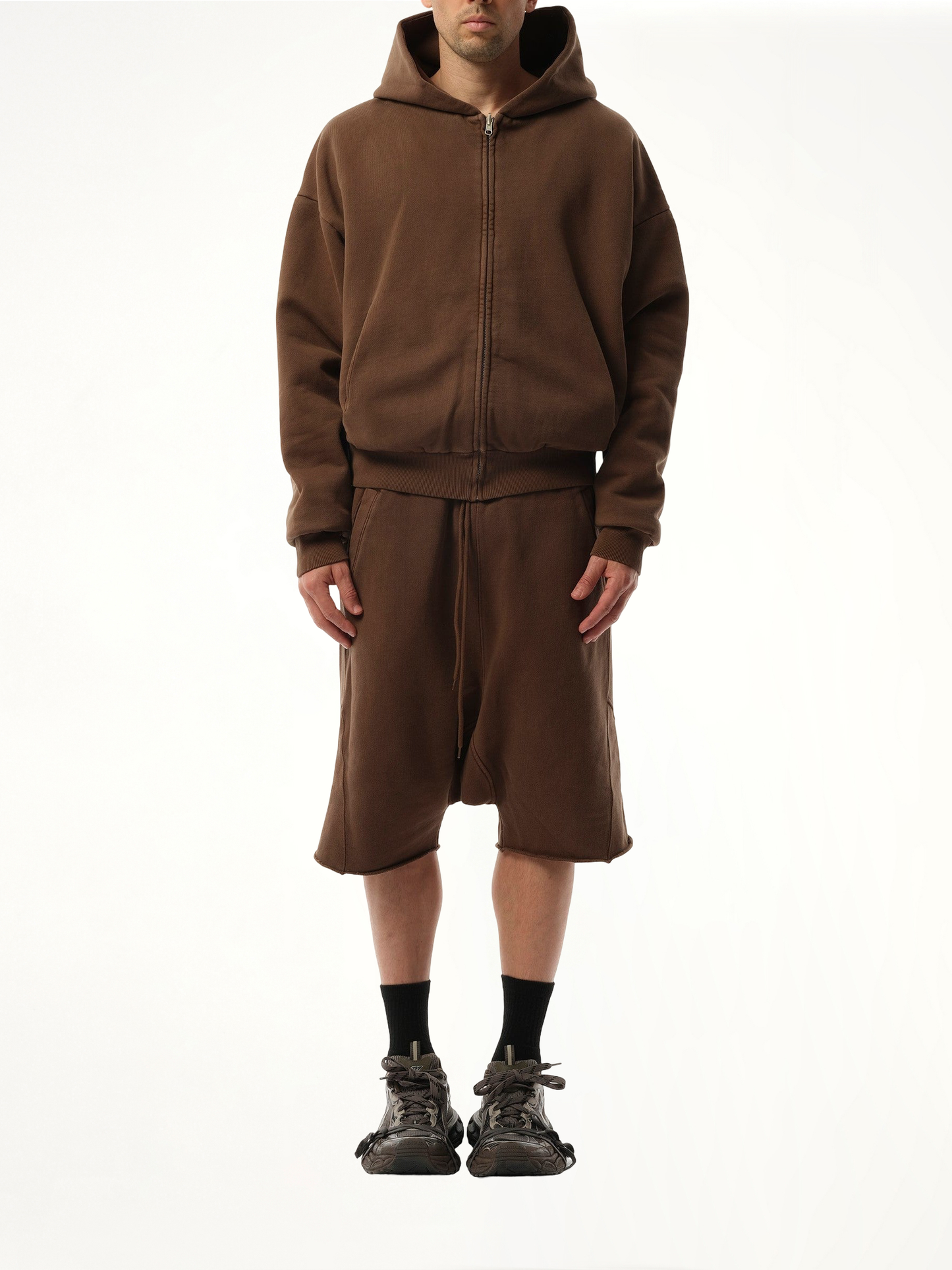 ENTIRE STUDIOS Thermal Hood (Brown)