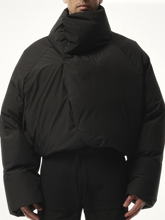 Image of Coats & Jackets. Product name - DBL Puffer Jacket in Black colour by brand - ENTIRE STUDIOS