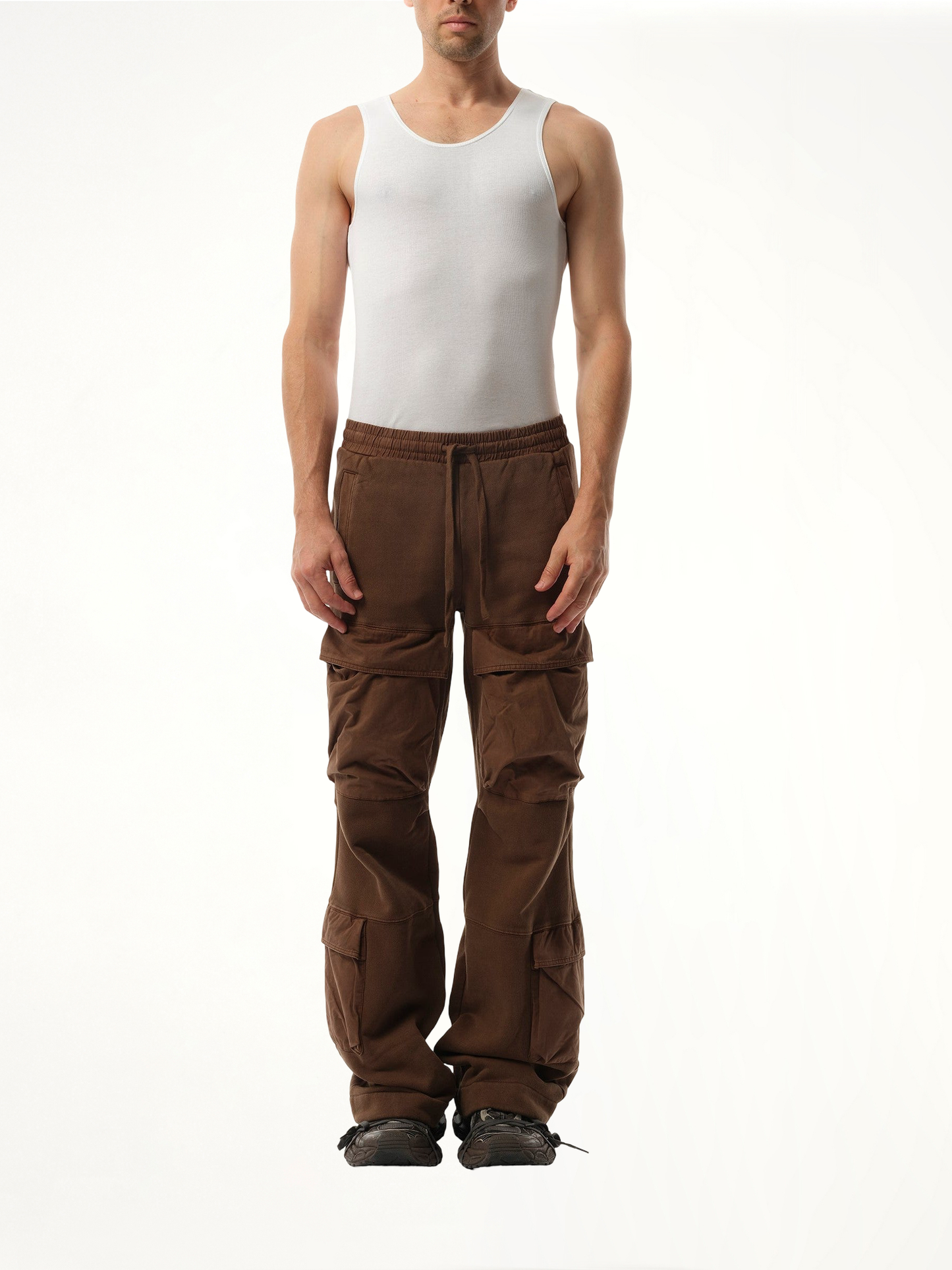 ENTIRE STUDIOS Utility Sweatpants (Brown)