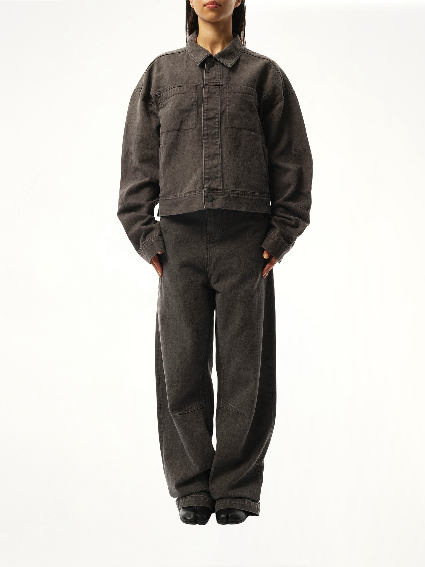 ENTIRE STUDIOS Gem Denim Jacket (Grey)