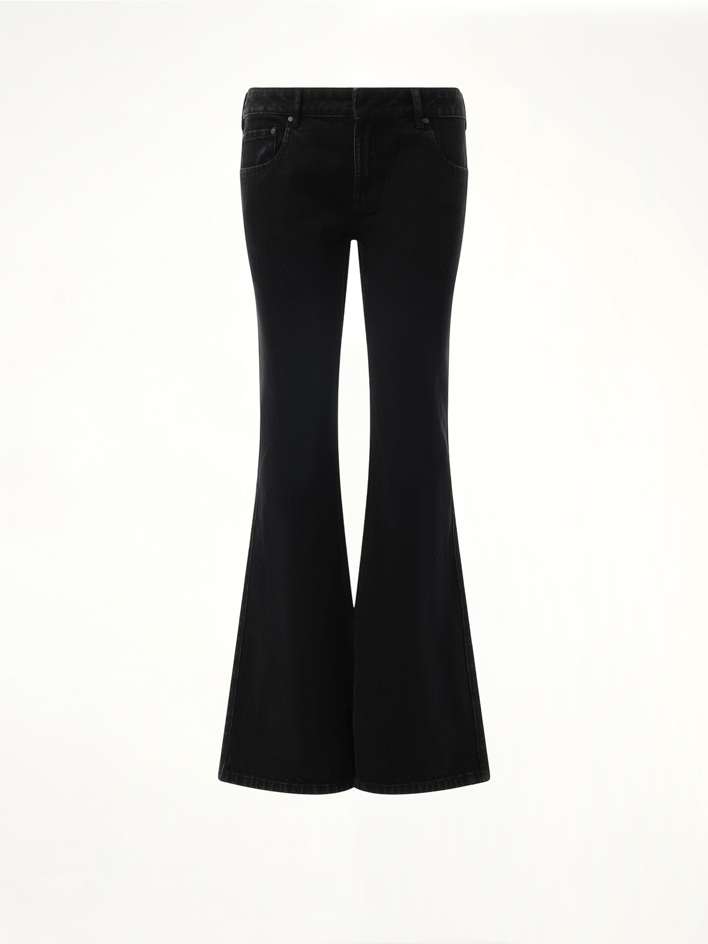 ENTIRE STUDIOS Slim-Flared Jeans (Black)