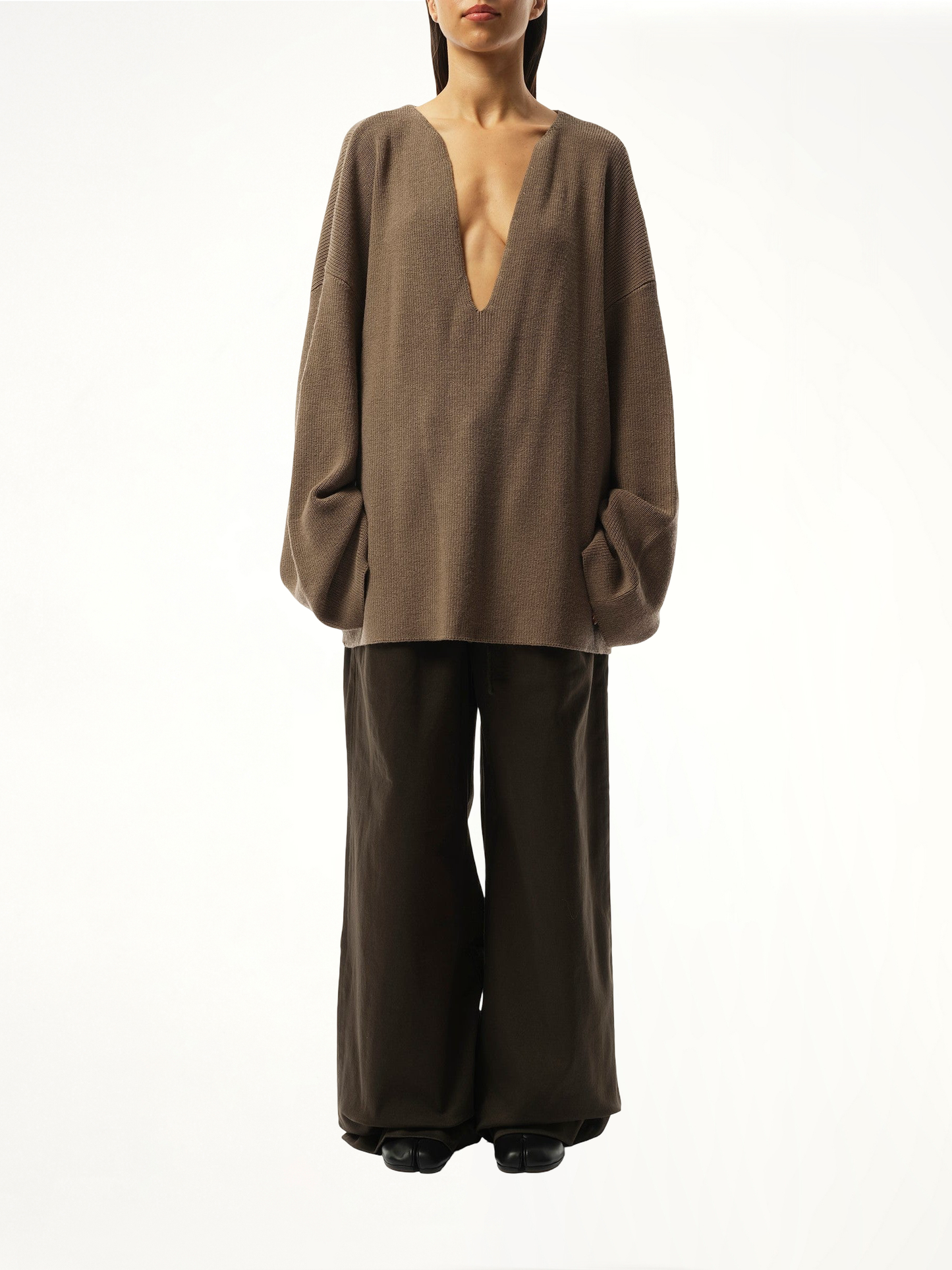 ENTIRE STUDIOS Dormer Knit Sweater (Brown)