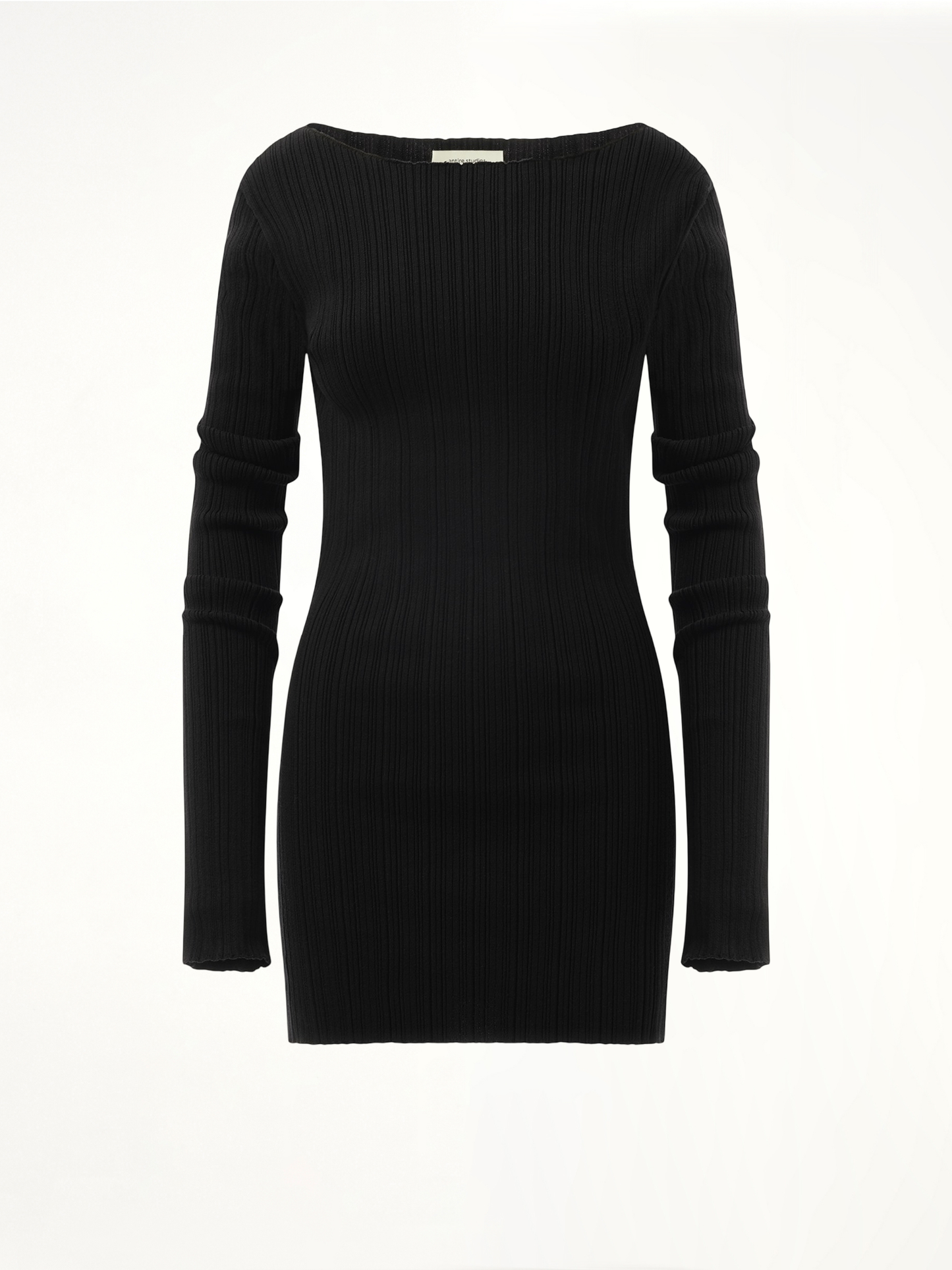 ENTIRE STUDIOS Arches Long Sleeve Knit Sweater (Black)