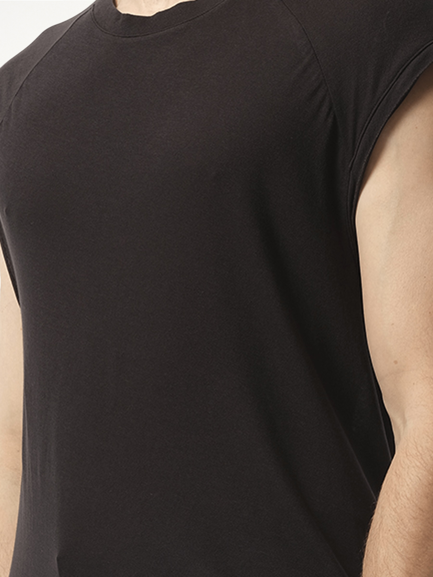 ENTIRE STUDIOS Long Tank Top (Black)