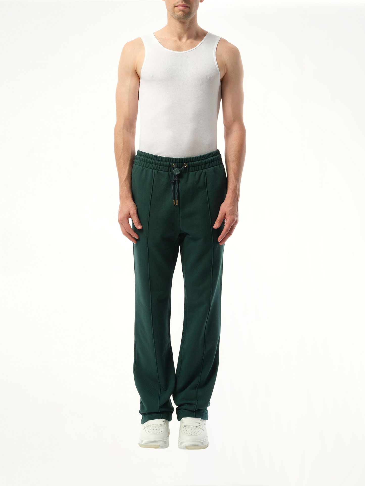 CASABLANCA Embroidered CC Patch Jogger (Green)