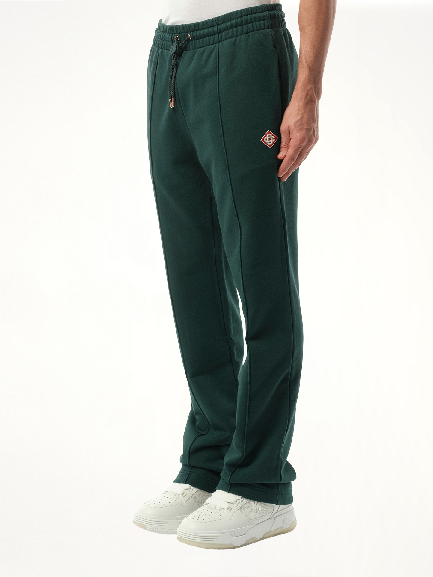 CASABLANCA Embroidered CC Patch Jogger (Green)