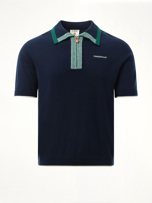 CASABLANCA Tennis Polo (Navy)