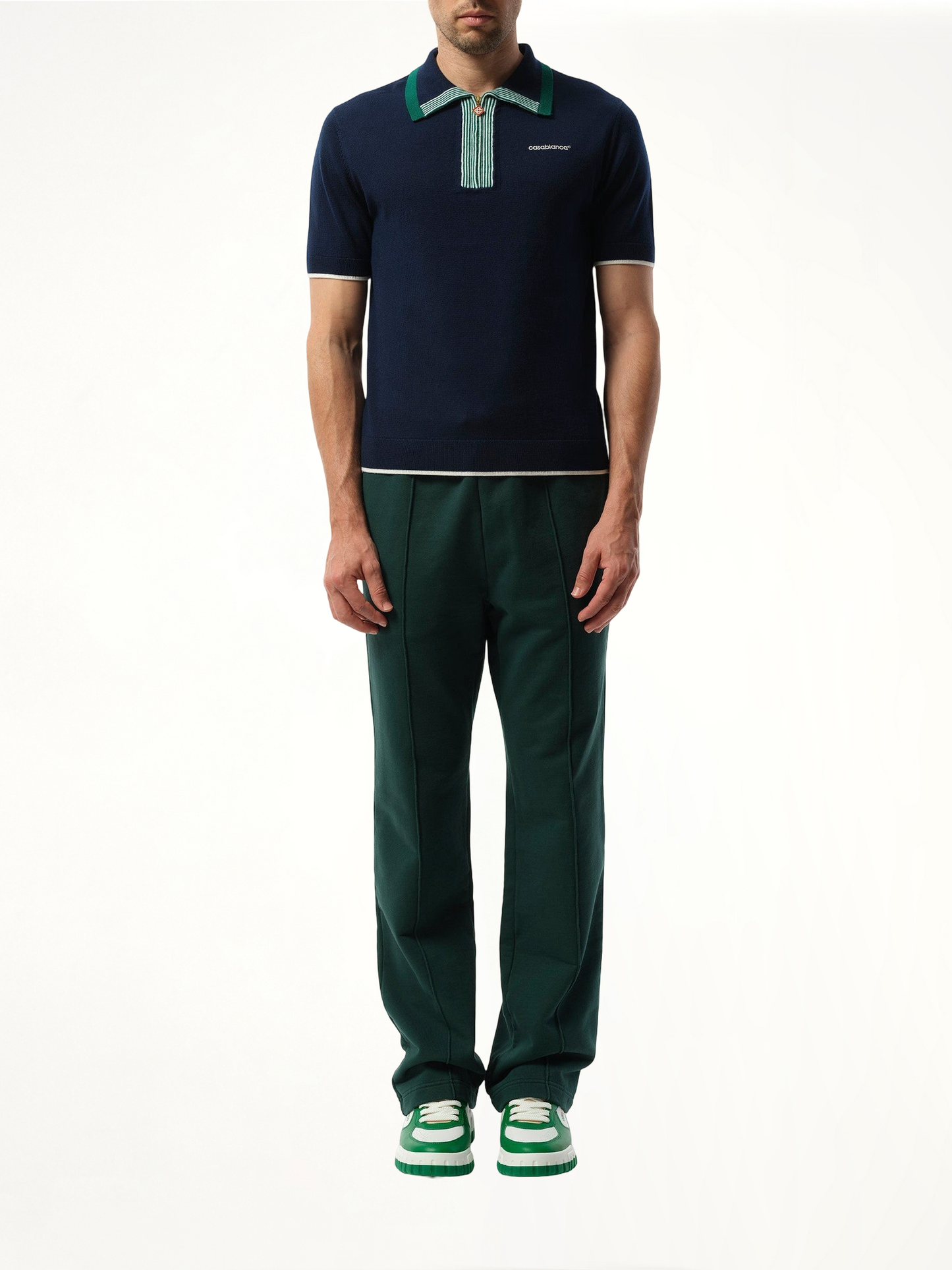 CASABLANCA Tennis Polo (Navy)
