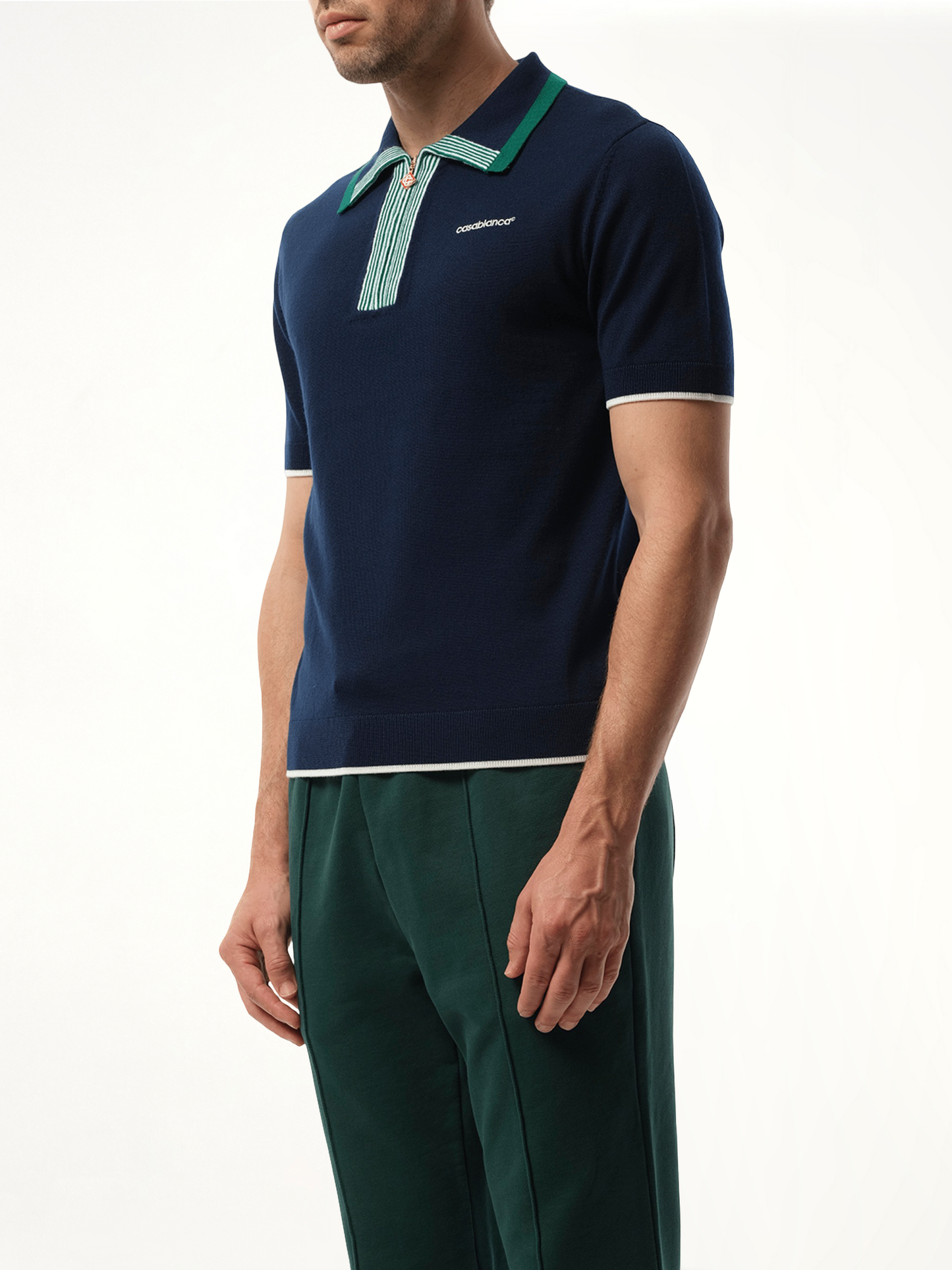 CASABLANCA Tennis Polo (Navy)