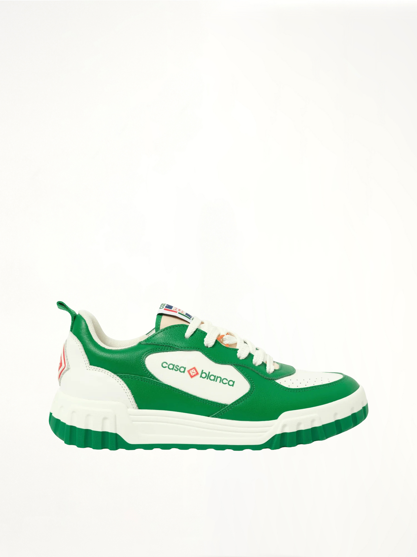 Image of Sneakers. Productname: CASABLANCA Court Sneaker in GREEN colour by brand - CASABLANCA