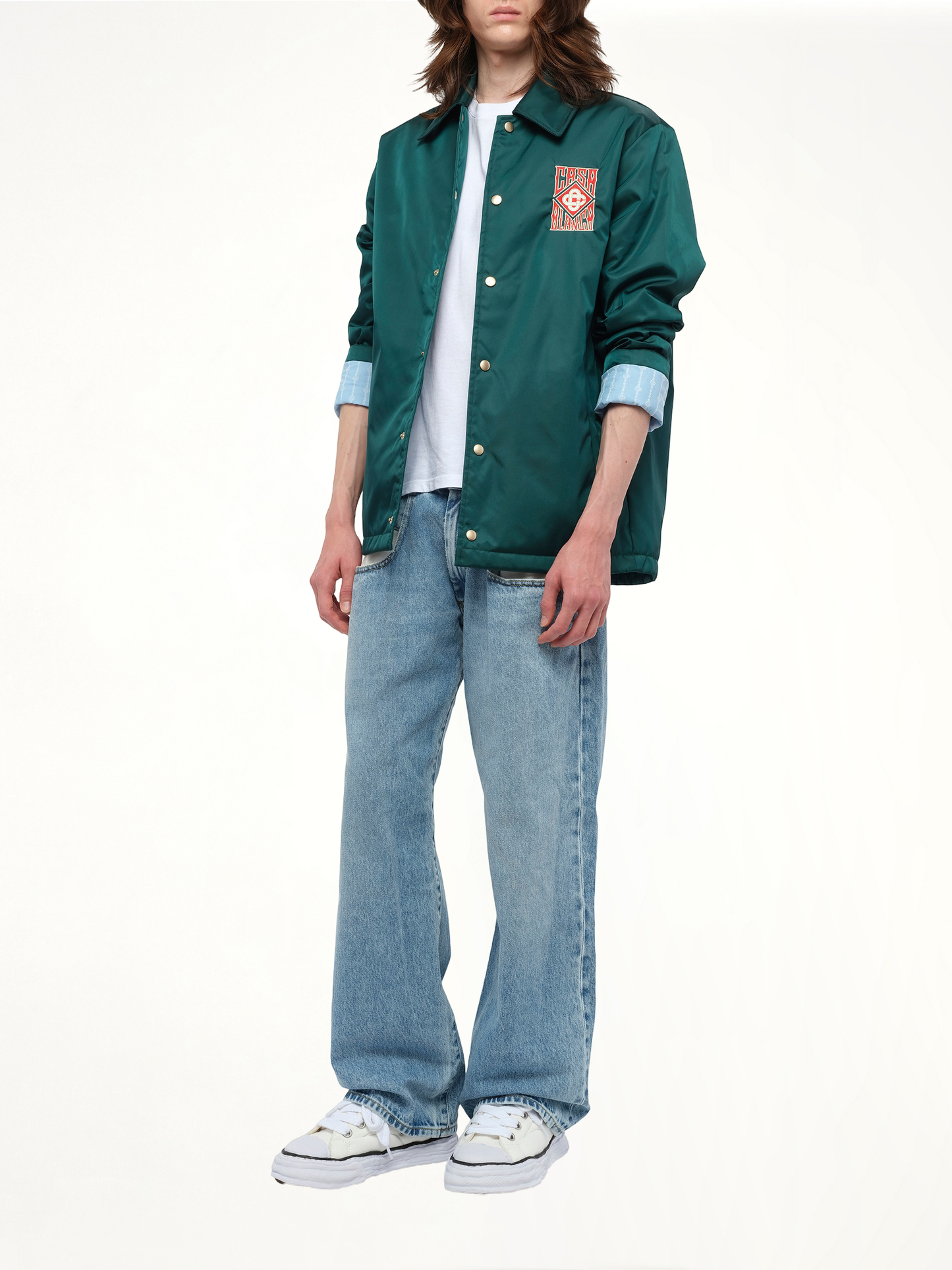 CASABLANCA Stadium Jacket (Green)