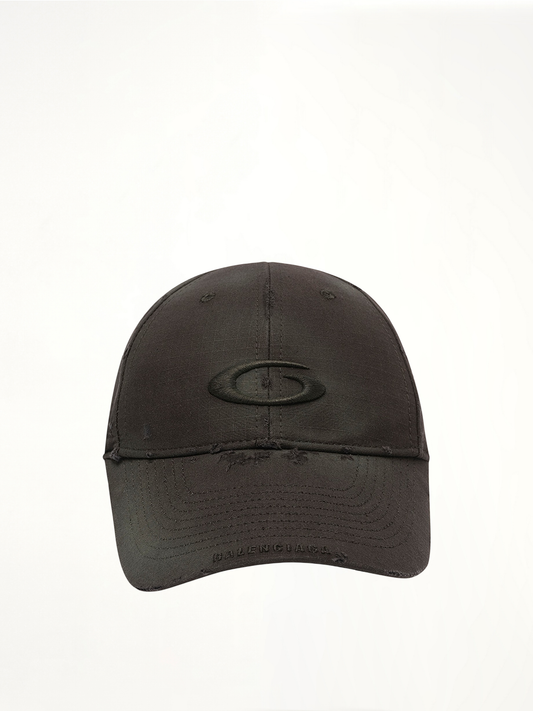 Image of Hats. Productname: BALENCIAGA Cargo Cap in Black colour by brand - BALENCIAGA