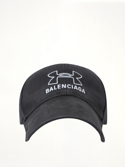 Image of Hats. Productname: BALENCIAGA Under Armour Cap in Black colour by brand - BALENCIAGA