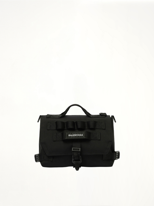 Image of Bags. Productname: BALENCIAGA Army Messenger Bag in Black colour by brand - BALENCIAGA