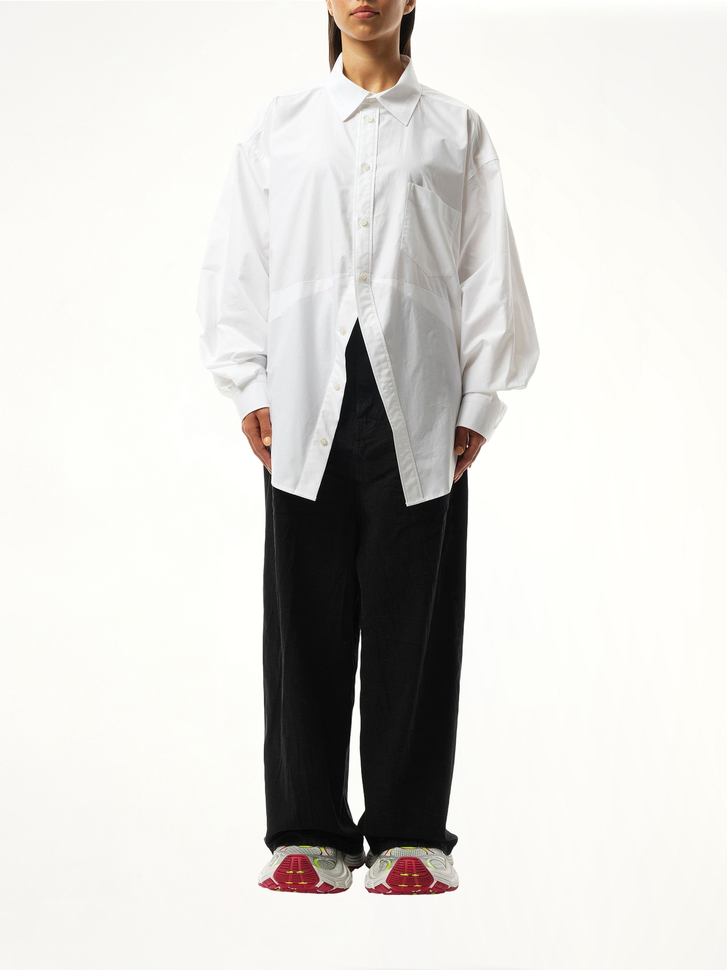 BALENCIAGA Swing Shirt (White)
