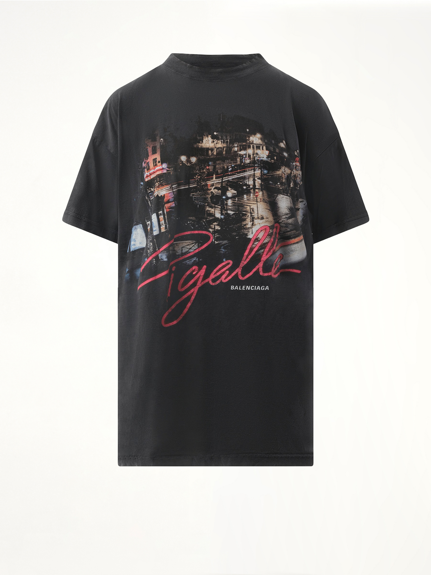 BALENCIAGA Pigalle Oversized T-Shirt (Black)