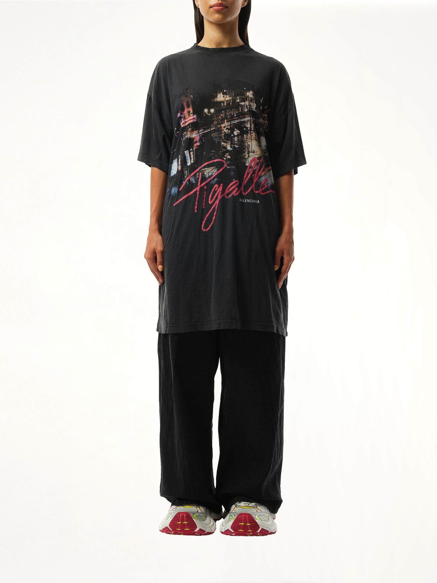 BALENCIAGA Pigalle Oversized T-Shirt (Black)