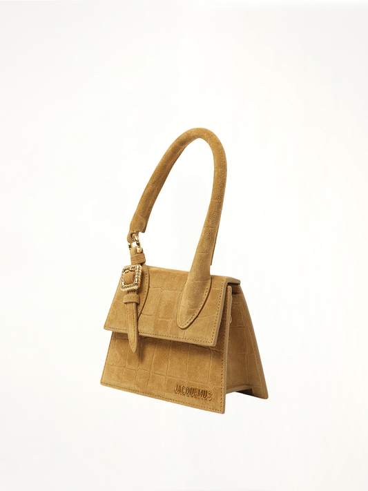 Image of Bags. Productname: JACQUEMUS Le Chiquito Moyen Boucle in BROWN colour by brand - JACQUEMUS