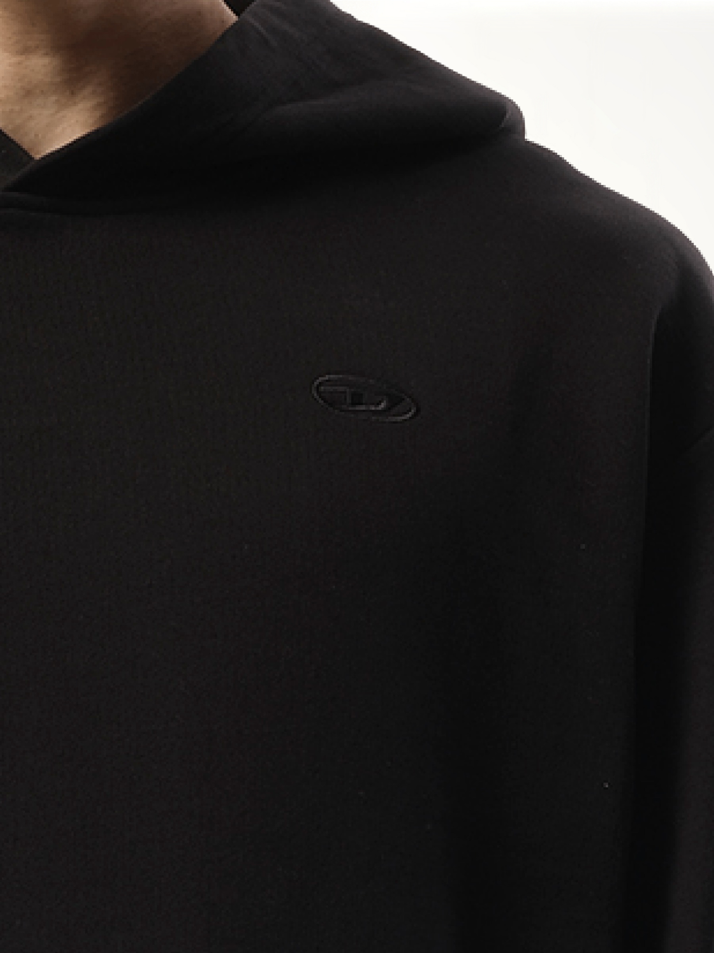 DIESEL S-Macs Oval D Hoodie (Black)