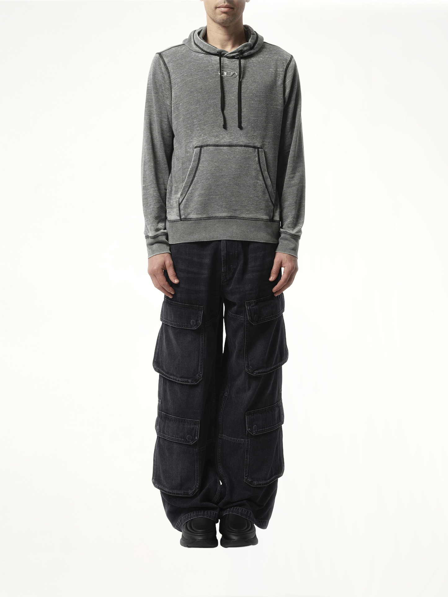 DIESEL S-Ginn Hoodie (Grey)
