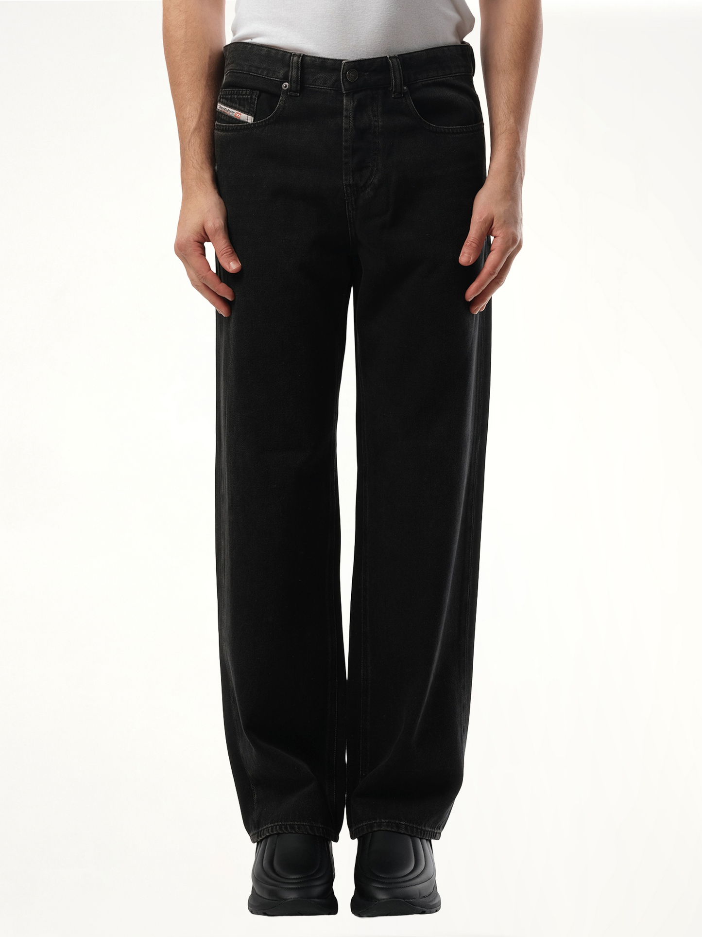 Image of Jeans. Productname: DIESEL 2001 D-Macro Jeans in Black colour by brand - DIESEL