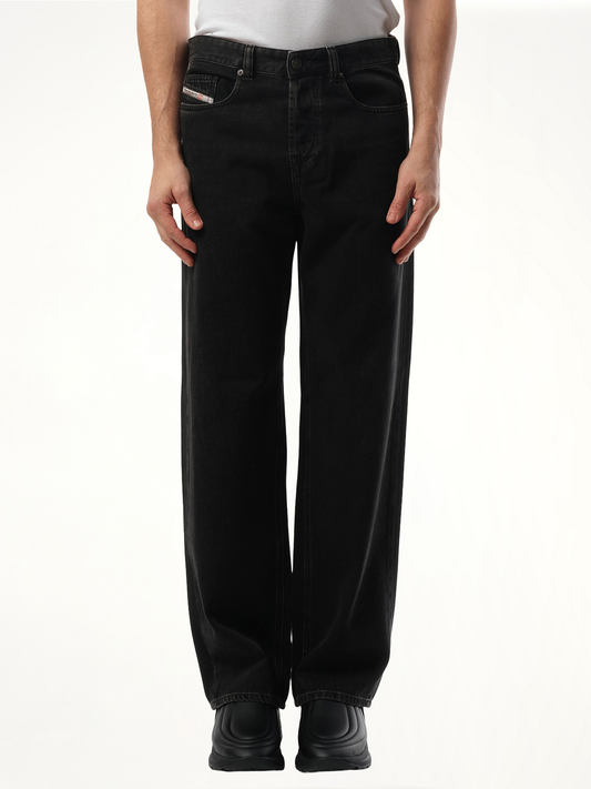 Image of Jeans. Productname: DIESEL 2001 D-Macro Jeans in Black colour by brand - DIESEL