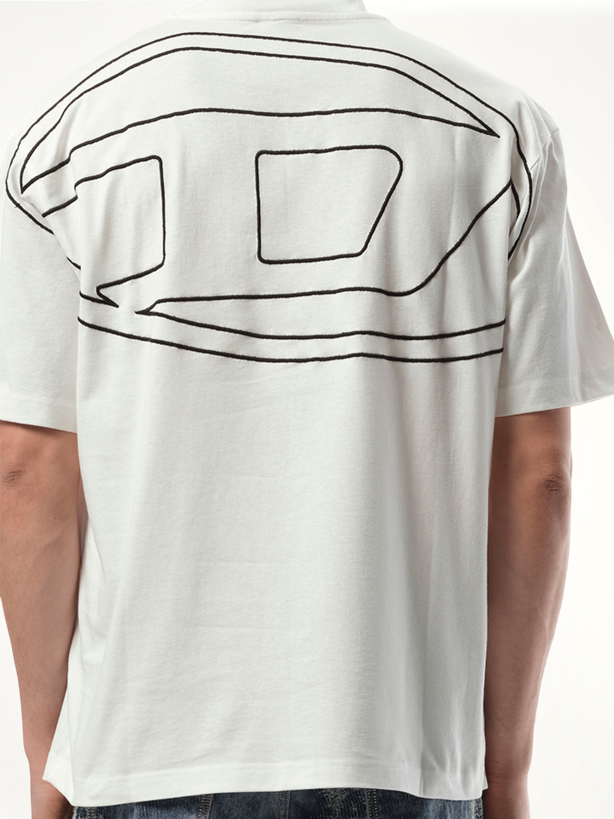 DIESEL T-Boggy Oval D T-Shirt (White)