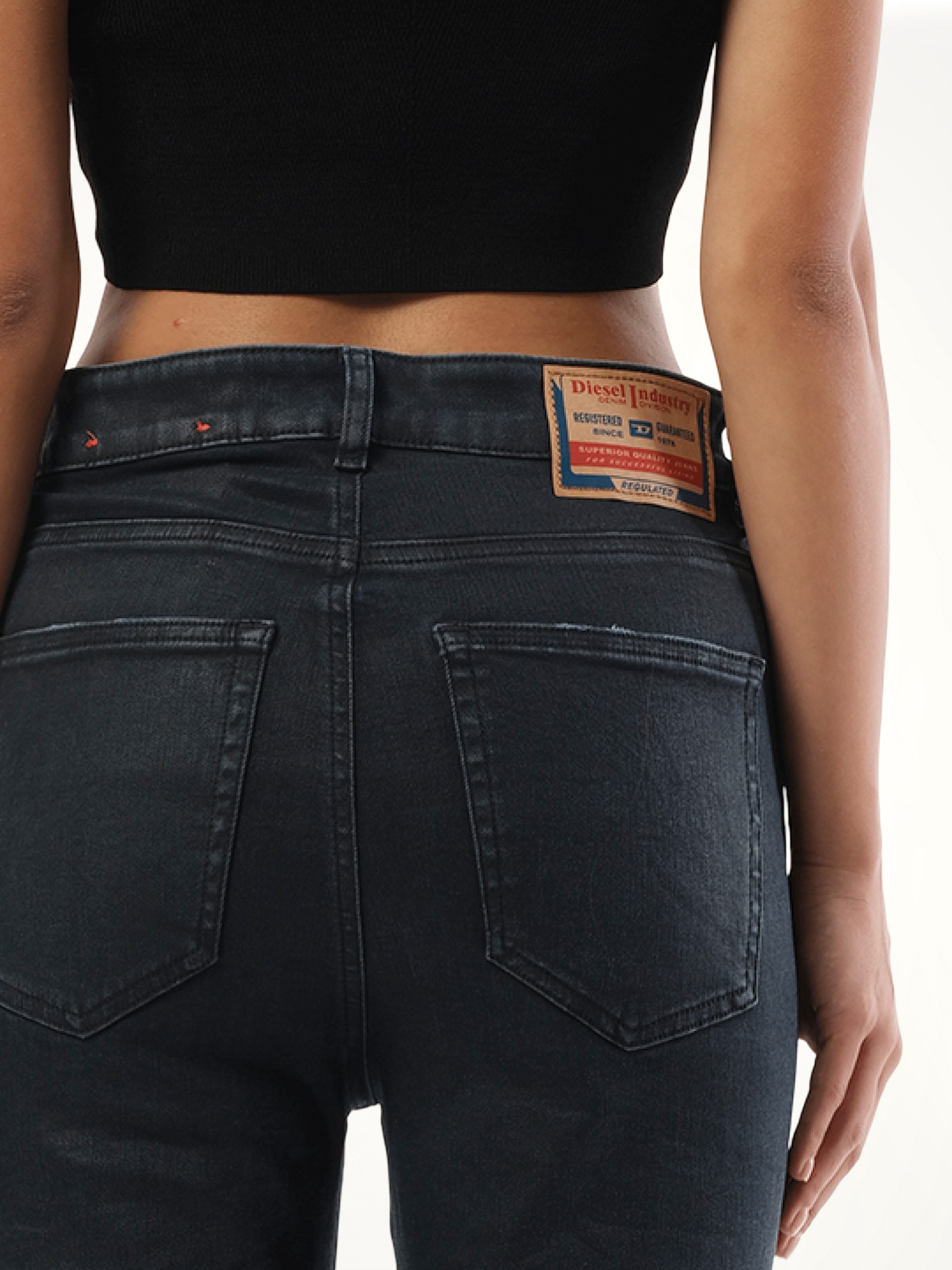 DIESEL 1984 Slandy High Jeans (Black)