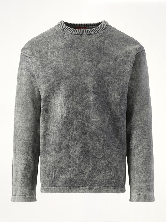 DIESEL Marble Effect Sweater (Grey)