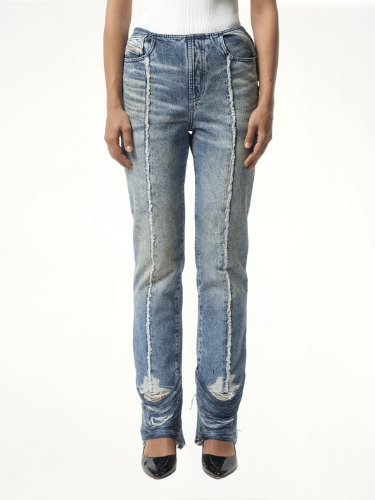 Image of Jeans. Productname: DIESEL D-Ginna Jeans in Blue colour by brand - DIESEL