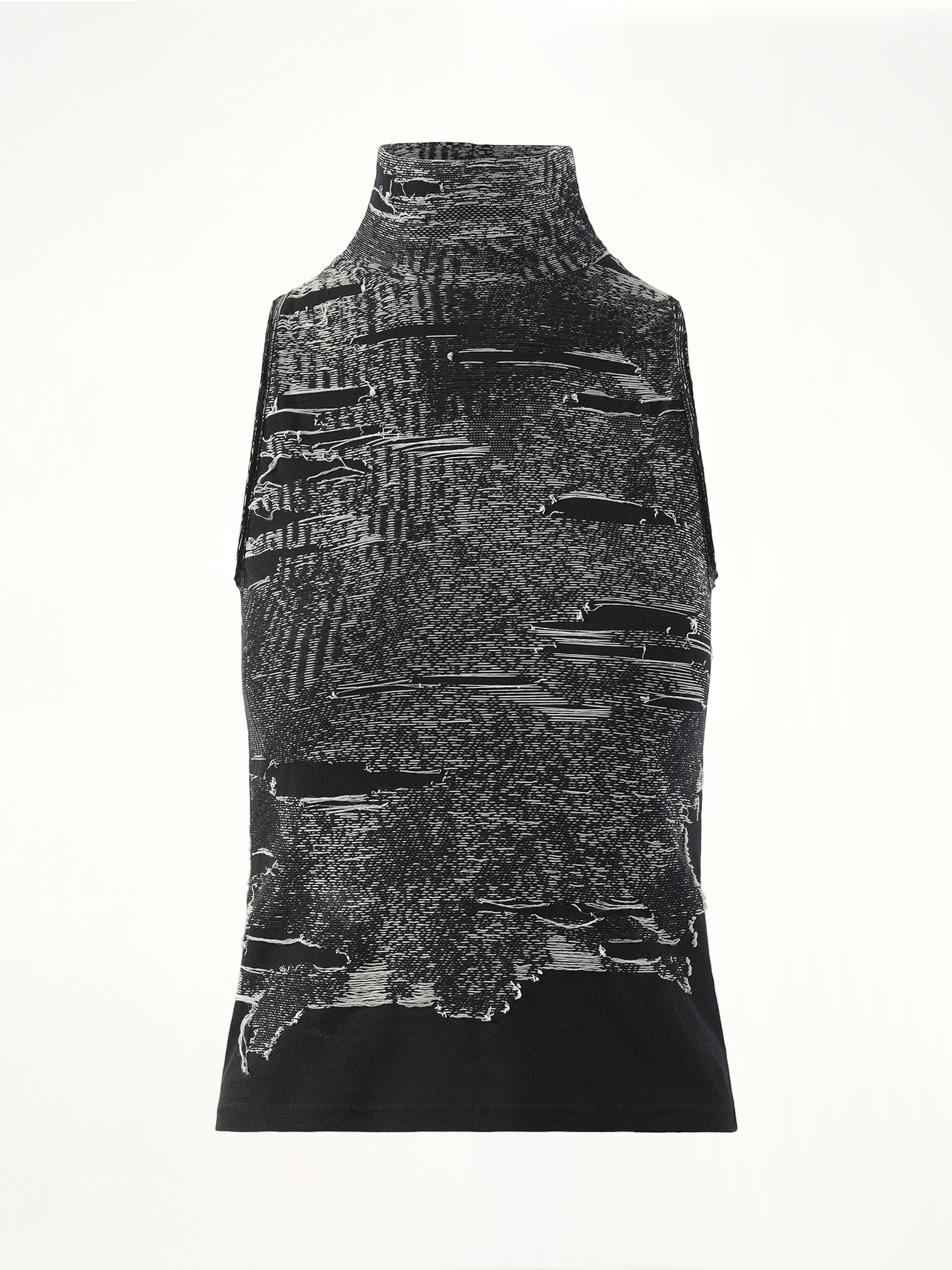 DIESEL Distressed Halterneck Top (Black)