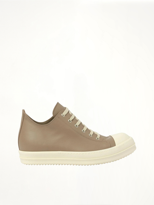Image of Sneakers. Product name - Low Sneaks in Brown colour by brand - RICK OWENS