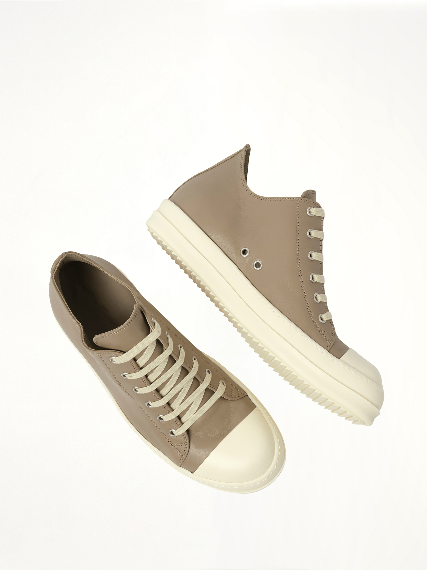 RICK OWENS Low Sneaks (Brown)