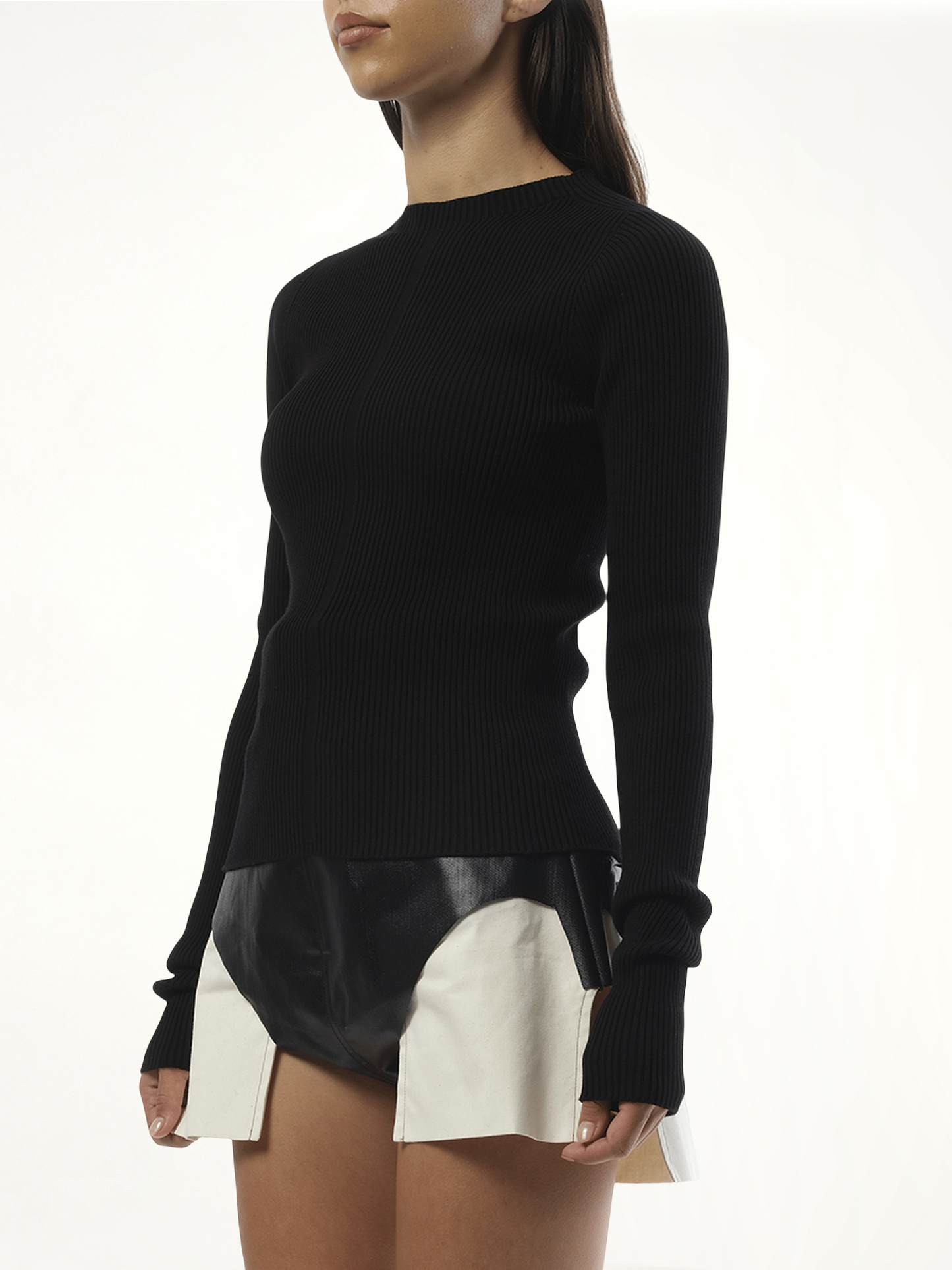 RICK OWENS Knit Pull (Black)