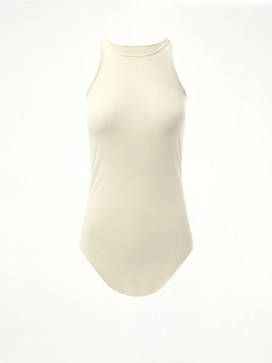 RICK OWENS Basic Rib Tank (White)