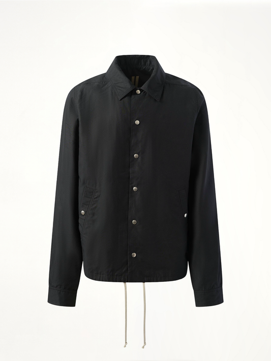 RICK OWENS DRKSHDW Snapfront Nylon Jacket (Black)
