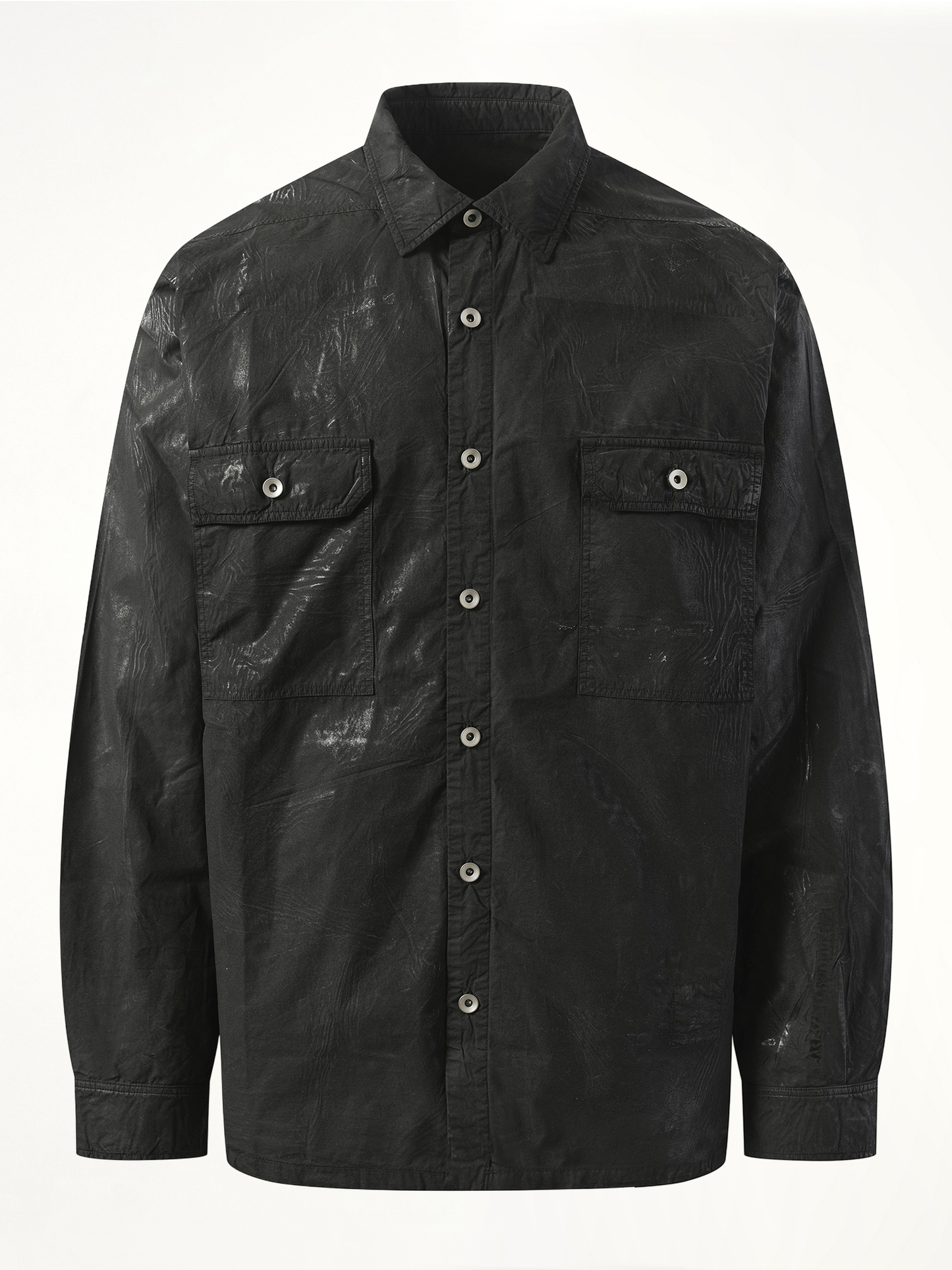 RICK OWENS DRKSHDW Denim Jumbo Outershirt (Black)