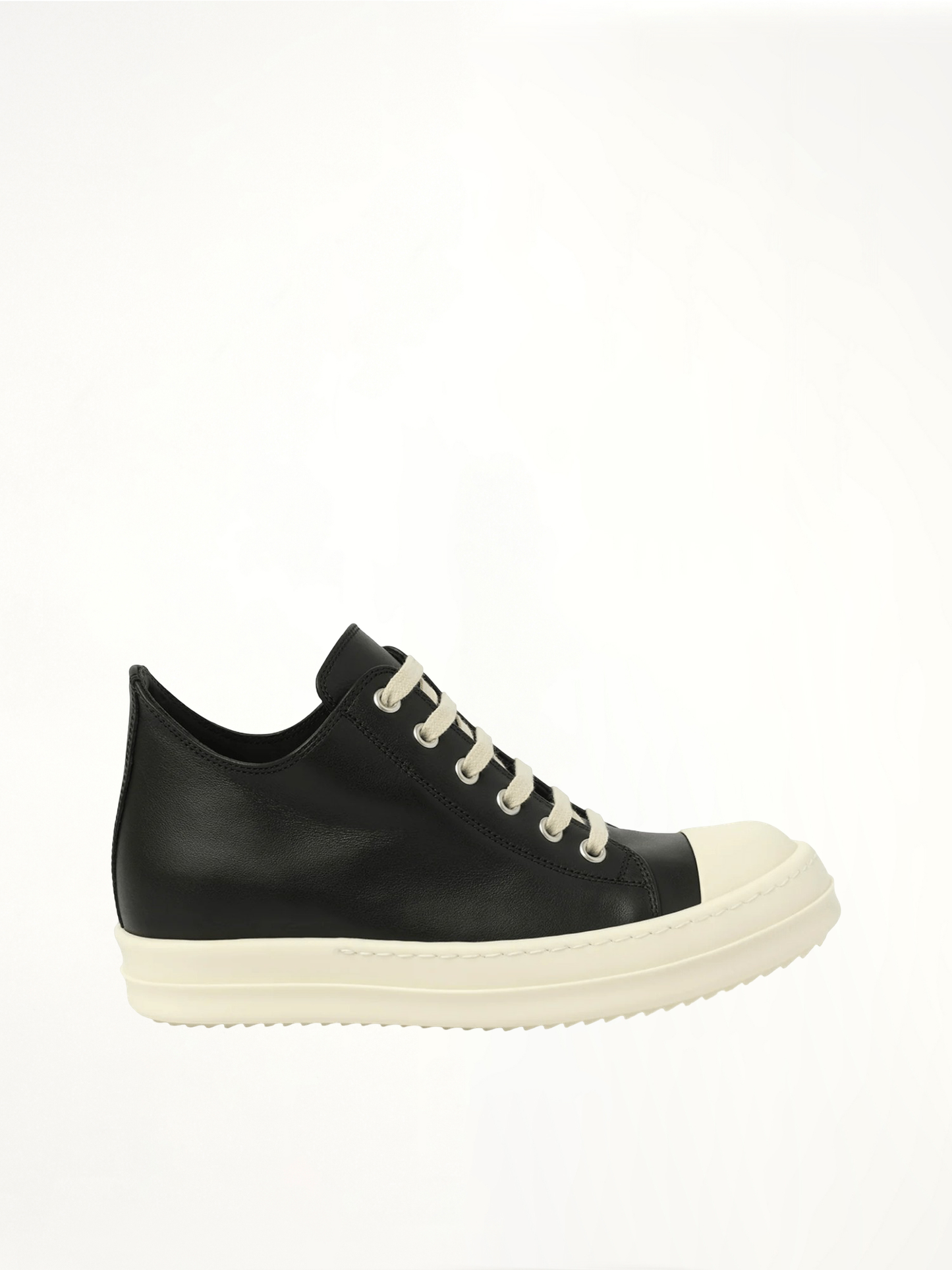 Image of Sneakers. Product name - Low Sneaks in Black colour by brand - RICK OWENS