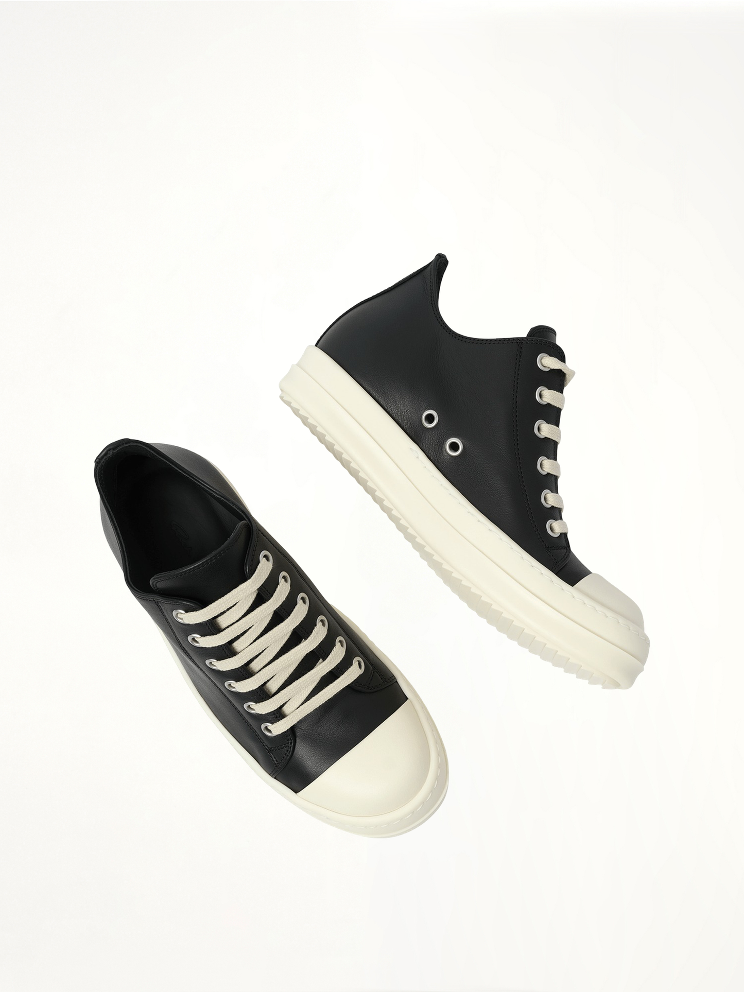 RICK OWENS Low Sneaks (Black)