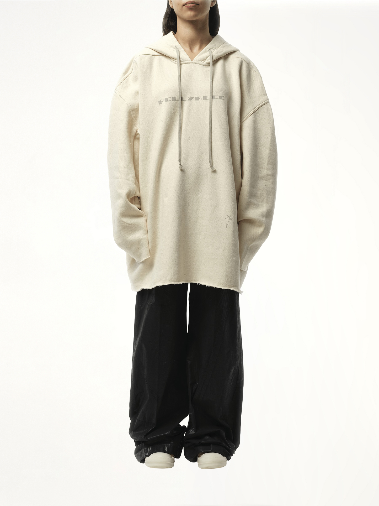 RICK OWENS DRKSHDW Hollywood Peter Hoodie (Natural)