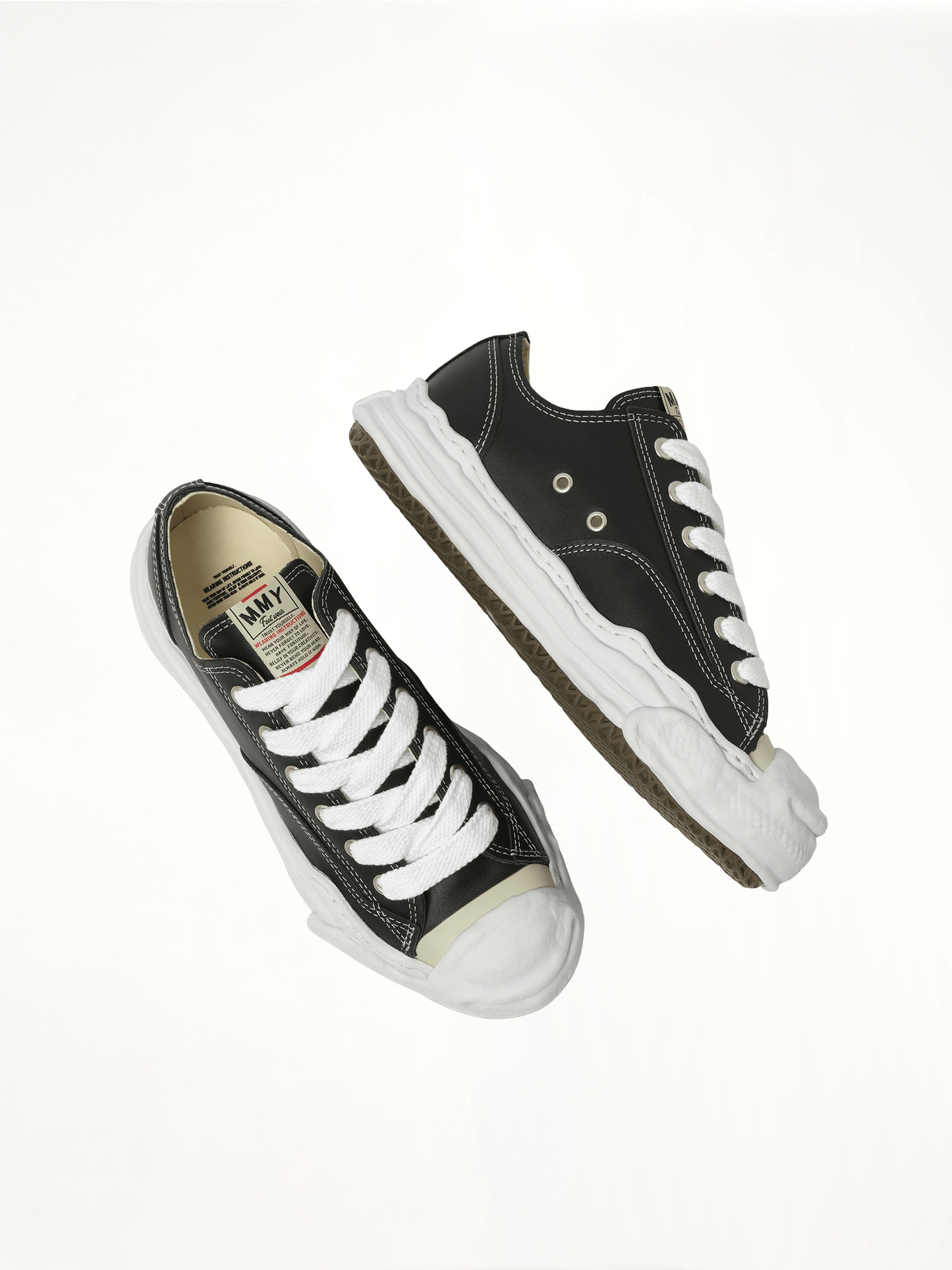 MAISON MIHARA YASUHIRO Hank OG Leather Sneaker (Black)