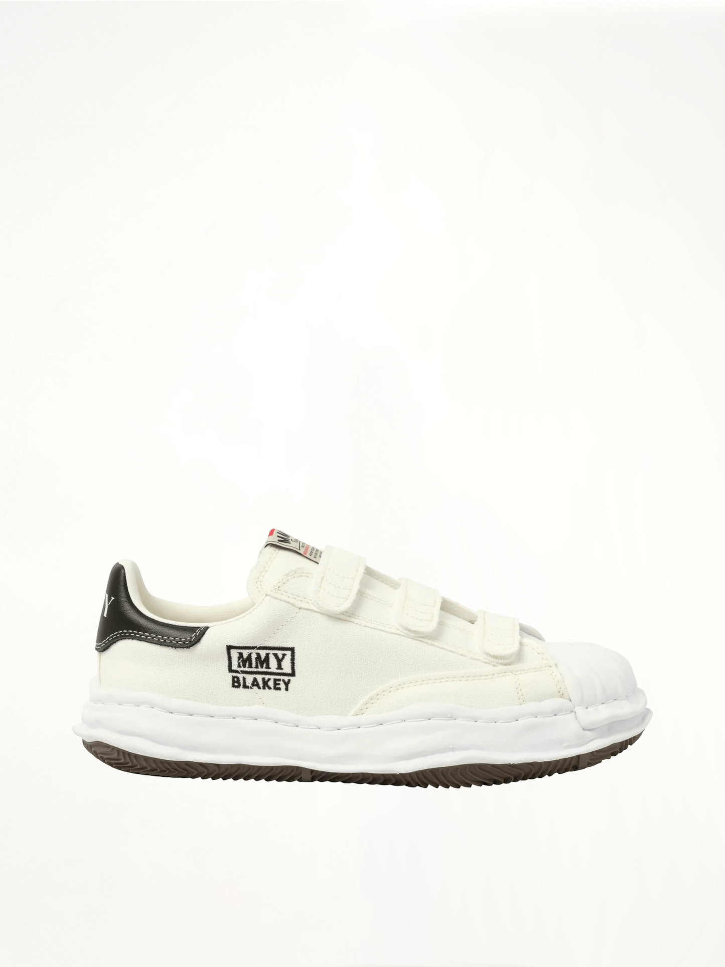 Image of Sneakers. Product name - Blakey OG Velcro Sneaker in White colour by brand - MAISON MIHARA YASUHIRO