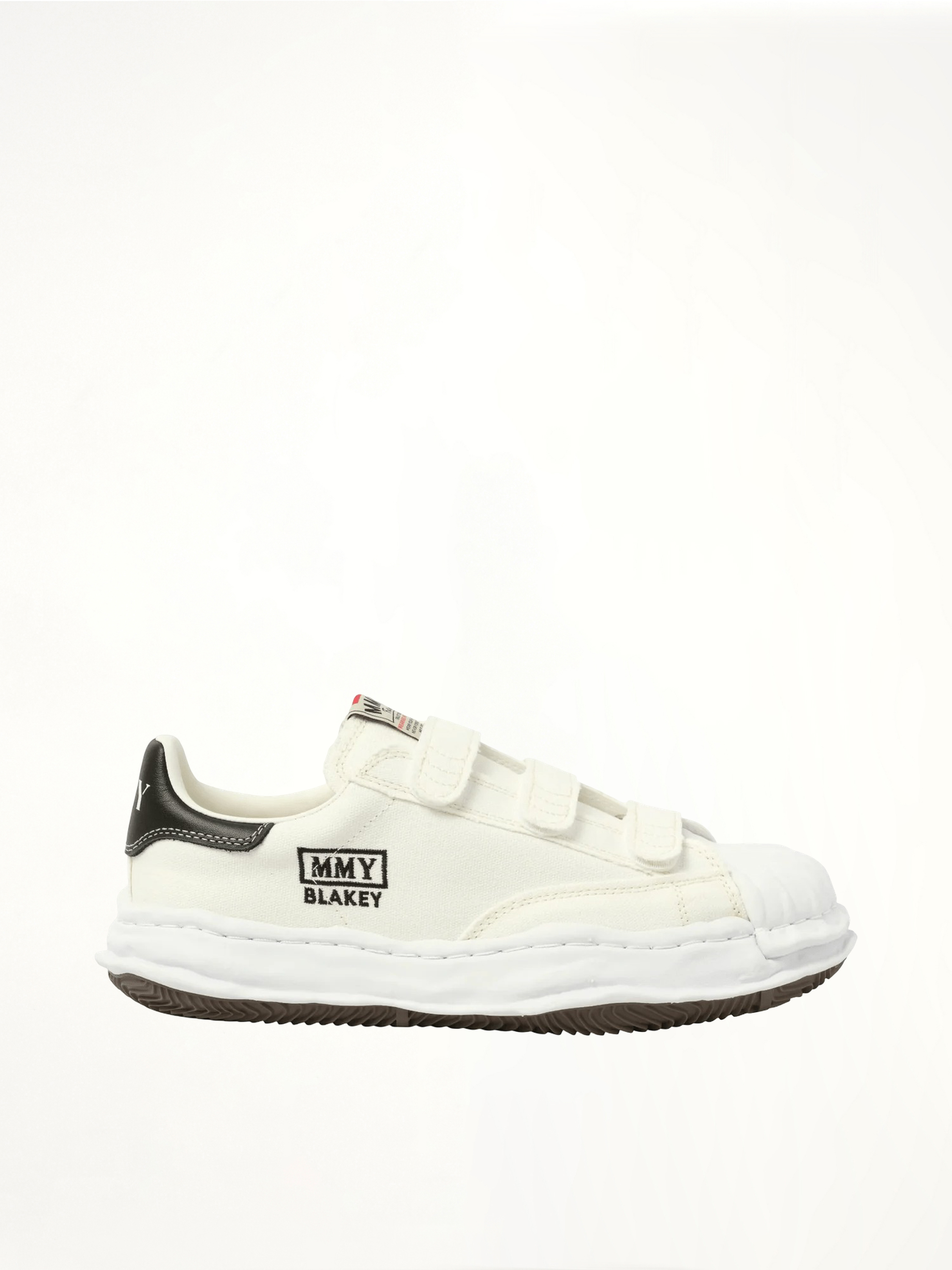 Image of Sneakers. Product name - Blakey OG Velcro Sneaker in White colour by brand - MAISON MIHARA YASUHIRO