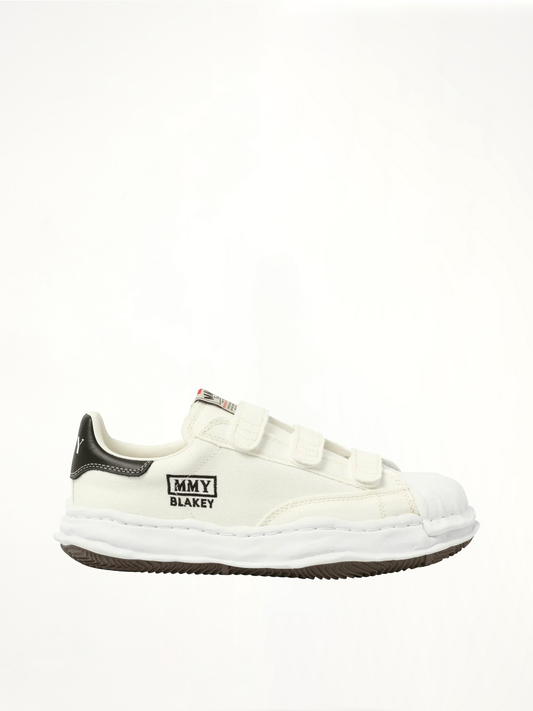 Image of Sneakers. Product name - Blakey OG Velcro Sneaker in White colour by brand - MAISON MIHARA YASUHIRO