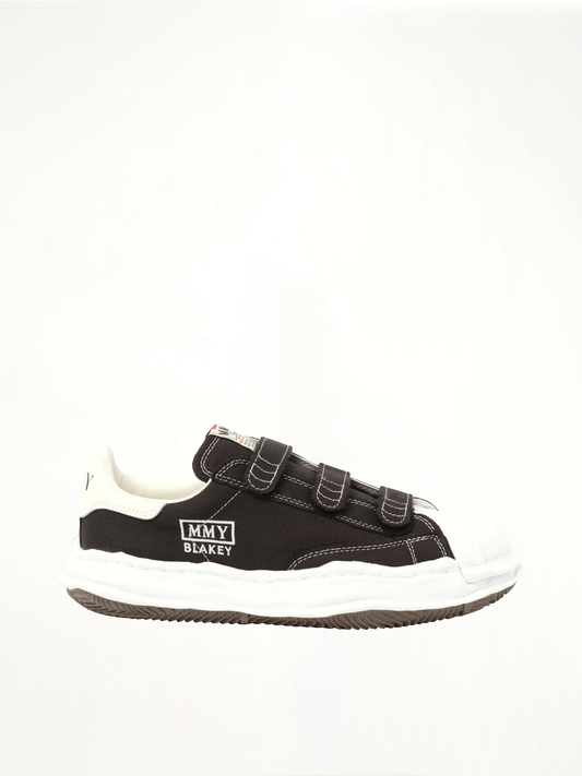 Image of Sneakers. Product name - Blakey OG Velcro Sneaker in Black colour by brand - MAISON MIHARA YASUHIRO