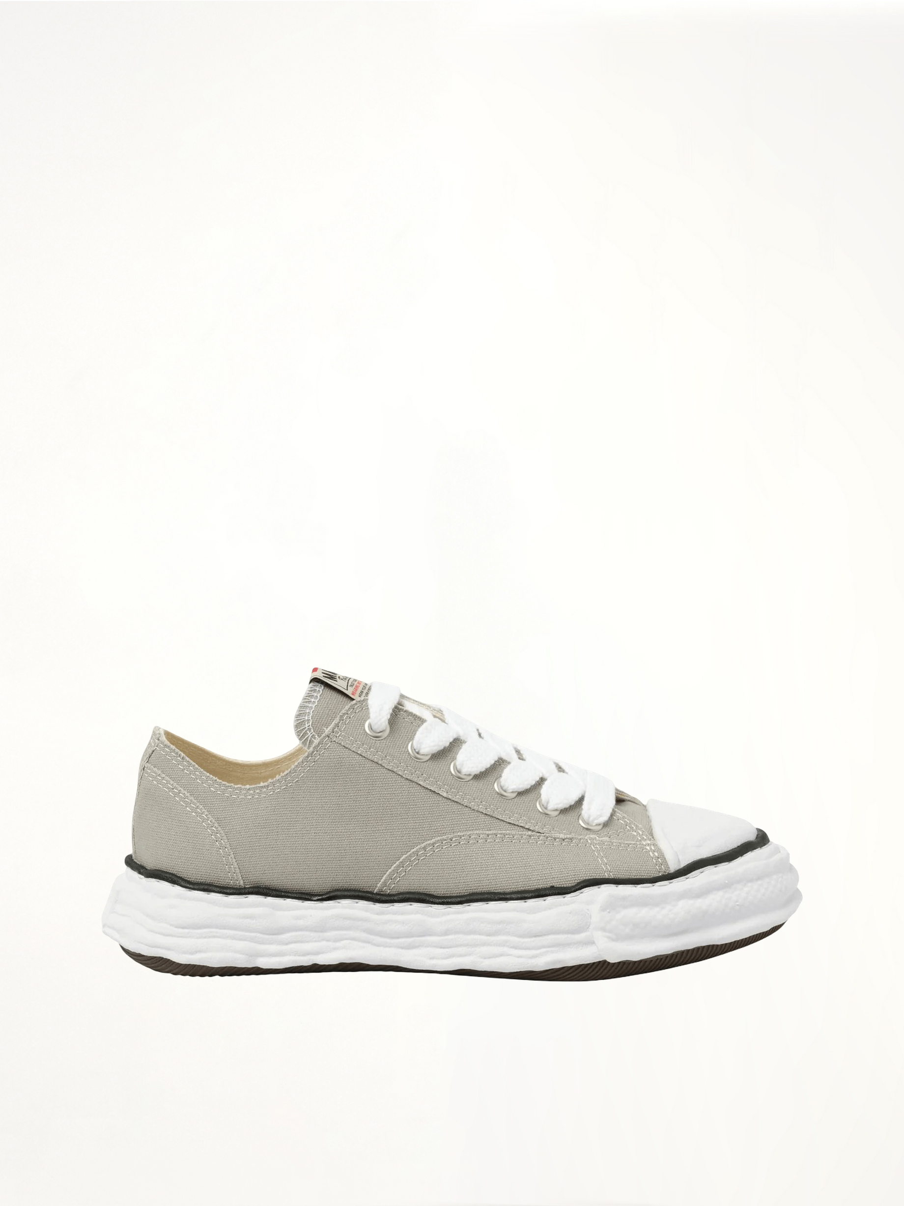 Image of Sneakers. Product name - Peterson 23 OG Sneaker in Grey colour by brand - MAISON MIHARA YASUHIRO