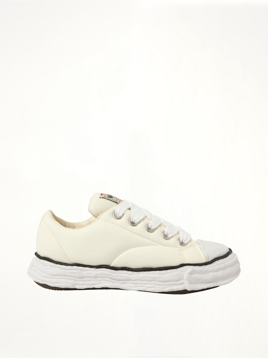 Image of Sneakers. Product name - Peterson 23 OG Padded Sneaker in White colour by brand - MAISON MIHARA YASUHIRO