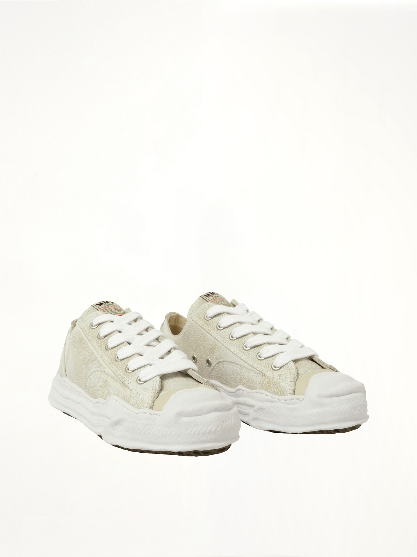 MAISON MIHARA YASUHIRO Hank OG Shrink Leather Sneaker (White)
